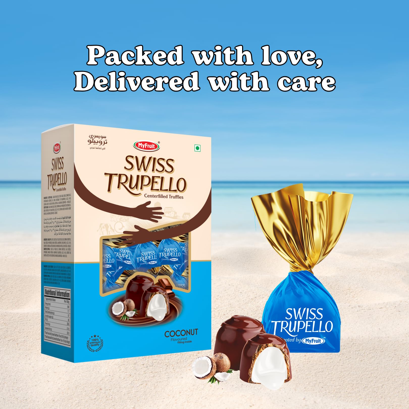 Myfruit Swiss Trupello Assortment of Choco Truffles with Flavours