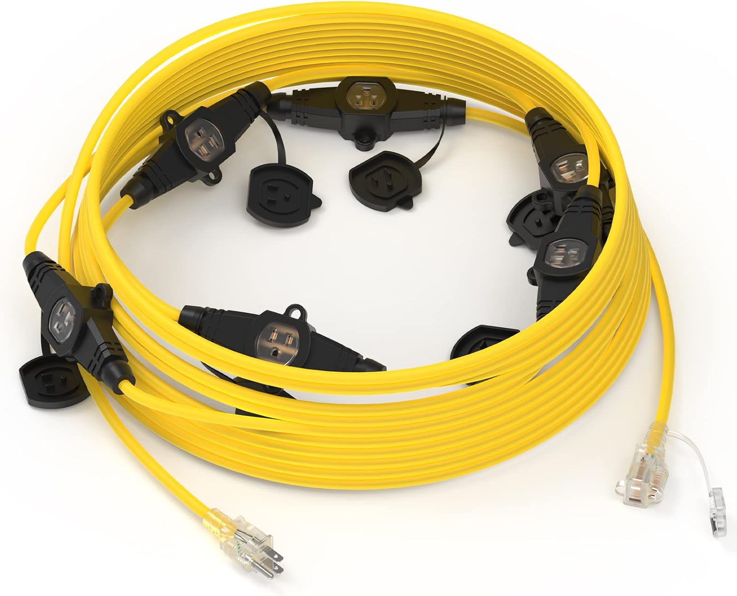 TOOLIOM UL Listed Cord Splitter 50FT Outdoor Power Extension Cord with