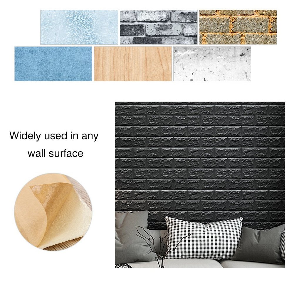 3D立体壁紙 DIYレンガ調壁紙シール 70x77CM ウォールステッカー Amazon.co.jp: 3D立体壁紙 DIYレンガ調壁紙シール 70x77CM