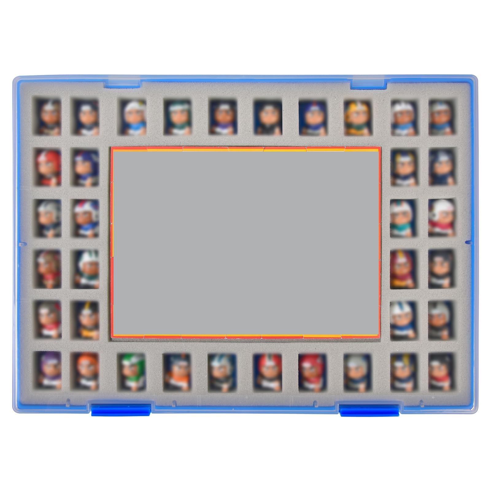 Xuerdon Toys Collector Box Compatible with Teenymates for Party Animal Football Baseball Basketball Hockey Series Mini Figures, Storage Organizer for