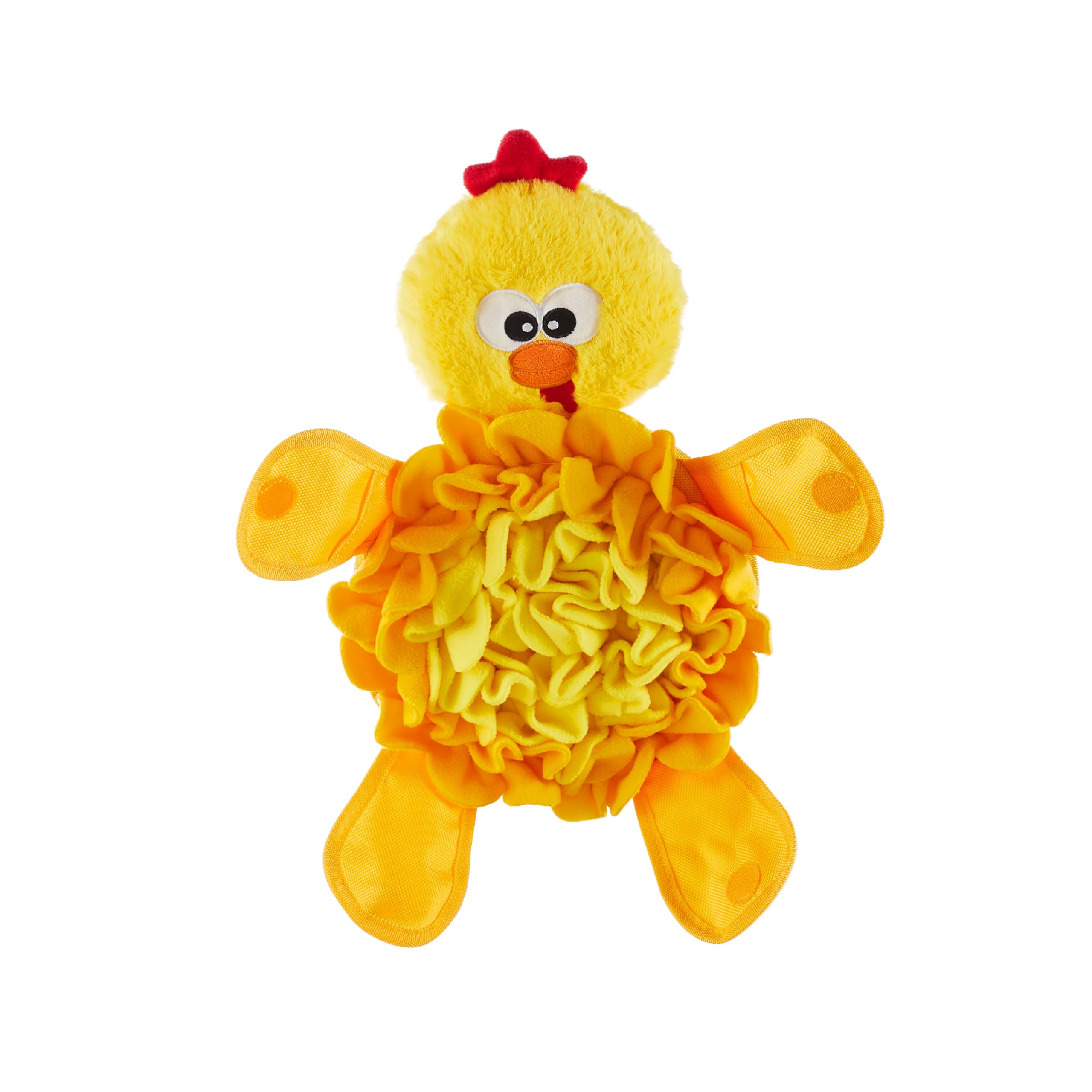 Outward Hound by Nina Ottosson Snuffle Palz Plush Snuffle Mat Dog Treat Puzzle, Non-Slip, Yellow, Chicken
