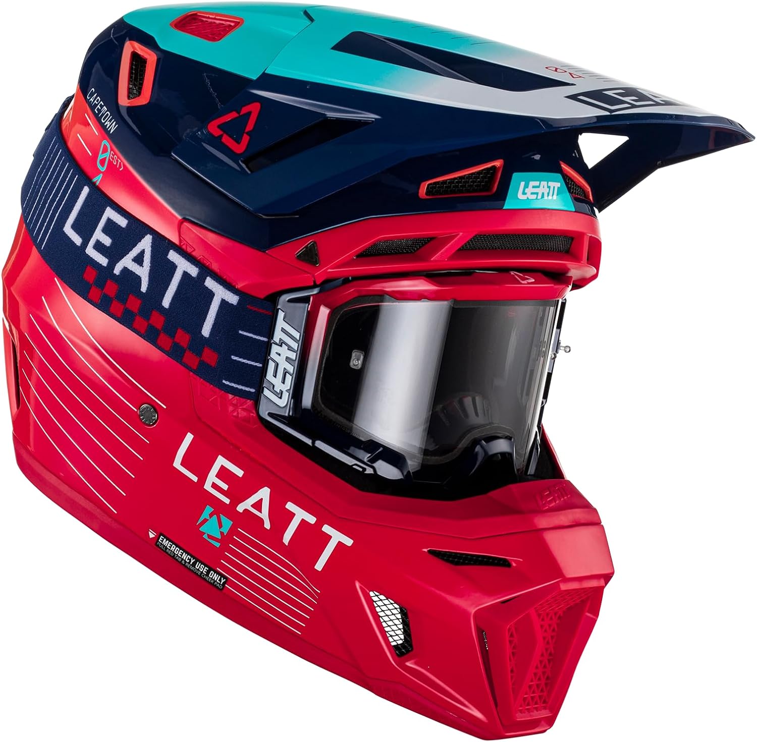 Leatt Helmet Kit Moto 8.5 V23 Red #S 55-56cm