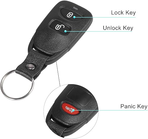 Miniatura 6 de X AUTOHAUX 2 llaveros remotos de repuesto TQ8RKE-4F14 de 433 MHz para Hyundai Accent 2014 2015 2016 2017 95430-1R300 954301R300