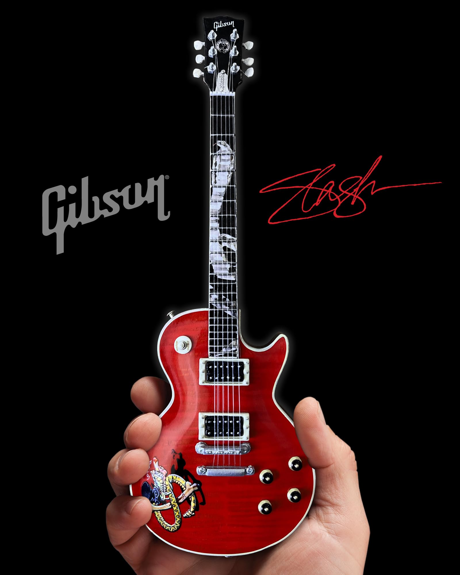 Amazon | AXE HEAVEN Slash Gibson Les Paul Snakepit ミニギター