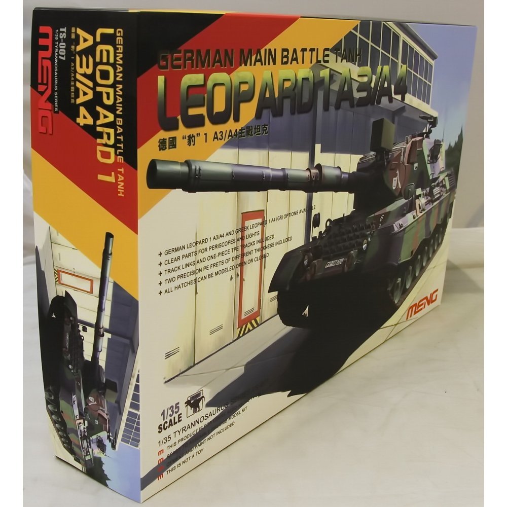 Amazon.com: Meng Leopard 1A3/A4 Main Battle Tank Building Kit