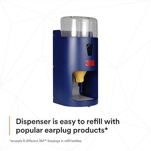 Miniatura 9 de 3M One Touch Pro - Dispensador de tapones para los oídos 391-0000, conservación auditiva azul