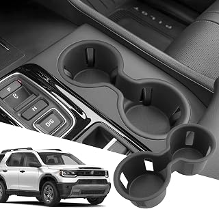 SXCY for 2023-2025 Honda Pilot 2024-2026 Passport Cup Holder Insert for 2026 Honda Passport Accessories 2026 Passport Cup Holder Limiter TPE Drink Holder Adapter Non-Slip Drink Stopper Stabilizer