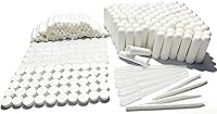 ZIOJOVK 100 Pack Blank Nasal Inhalers for Essential Oils - Aromatherapy Tubes with 110 Wicks, Droppers & Tweezers for Sinus Relief
