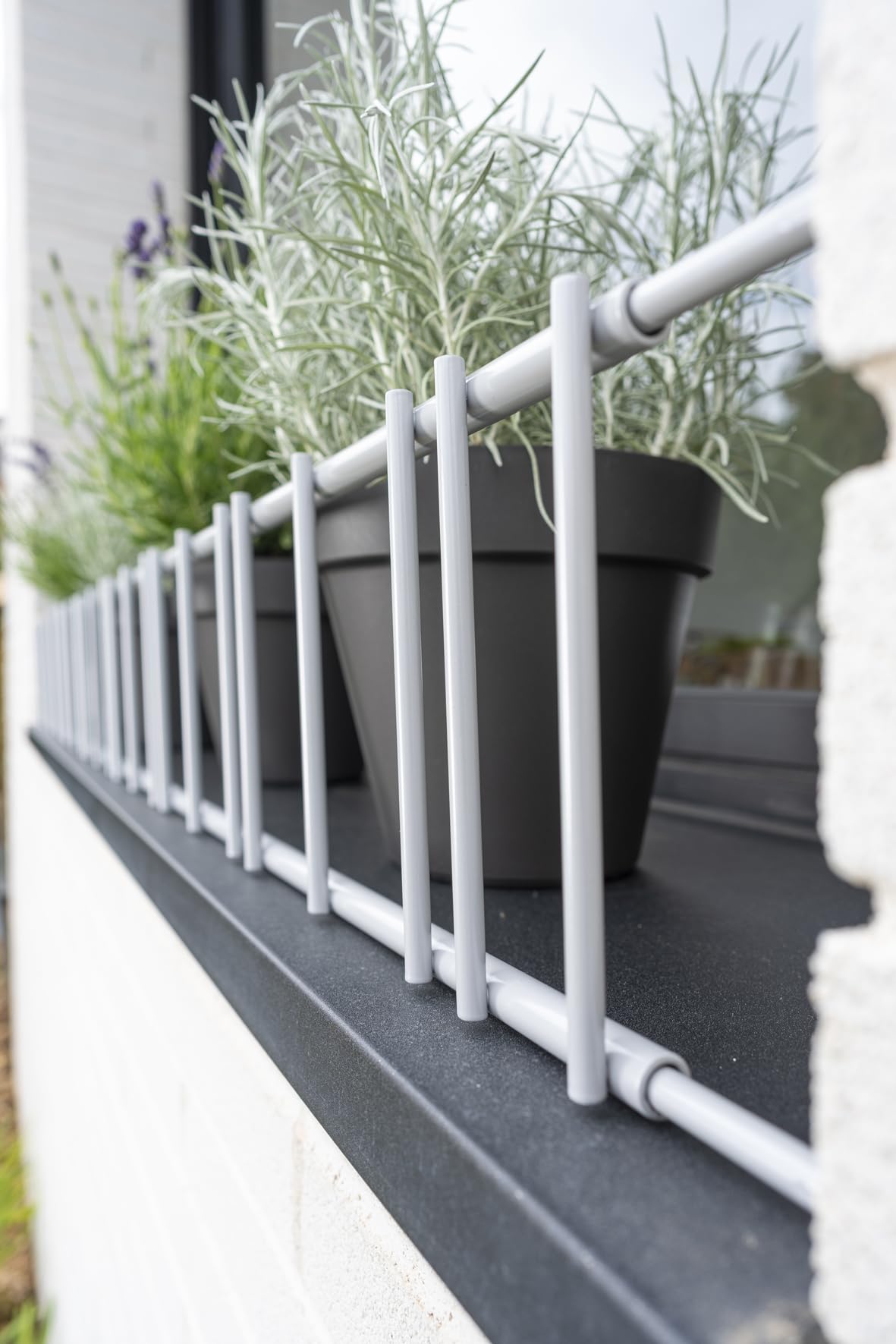 Sauvic 03510 - Soporte Ventana Extensible, 150-200 cm (Paquete de 6)