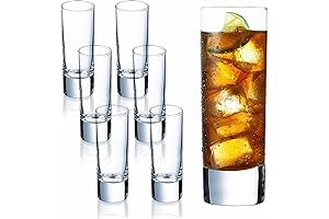 Farielyn-X Premium Clear Shot Glass Set: Enhance Your Spirits Experience