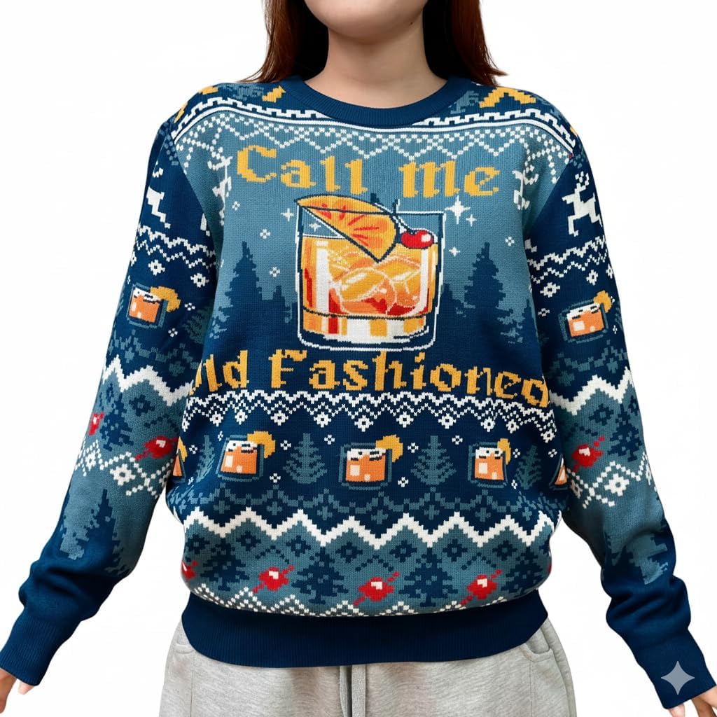 Ugly Christmas Sweater – Ugly Knitted Sweaters - Xmas Knit Sweatshirt for Men, Women - Gifts for Christmas