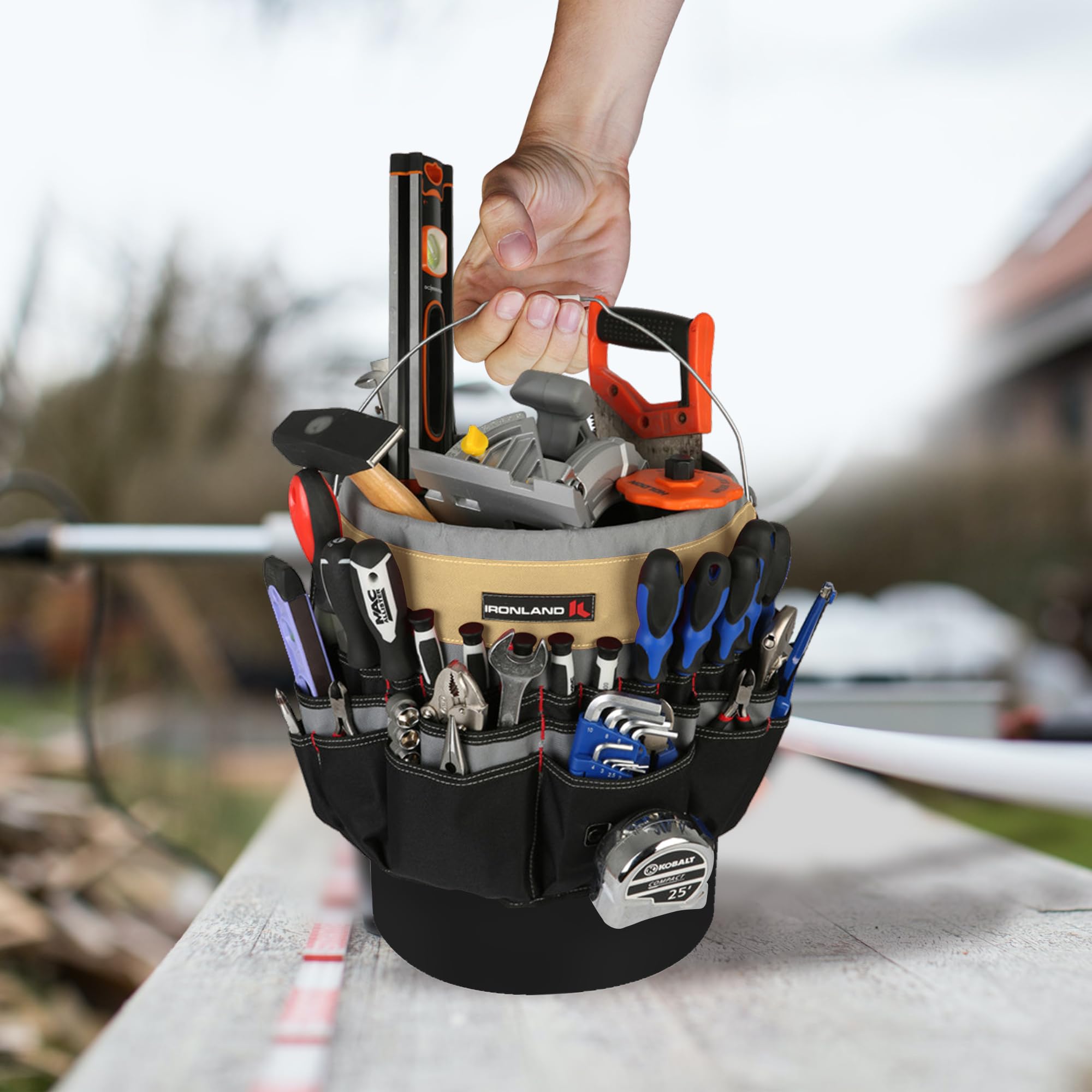 Tool Storage Gallon Bucket Tool Organizer Harbor Freight Harbor