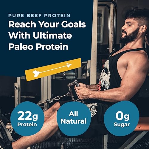 Miniatura 5 de Ultimate Paleo Protein Polvo  Proteína de carne de res alimentada con pasto prémium con péptidos de colágeno  Apto para paleo, sin gluten, apto para