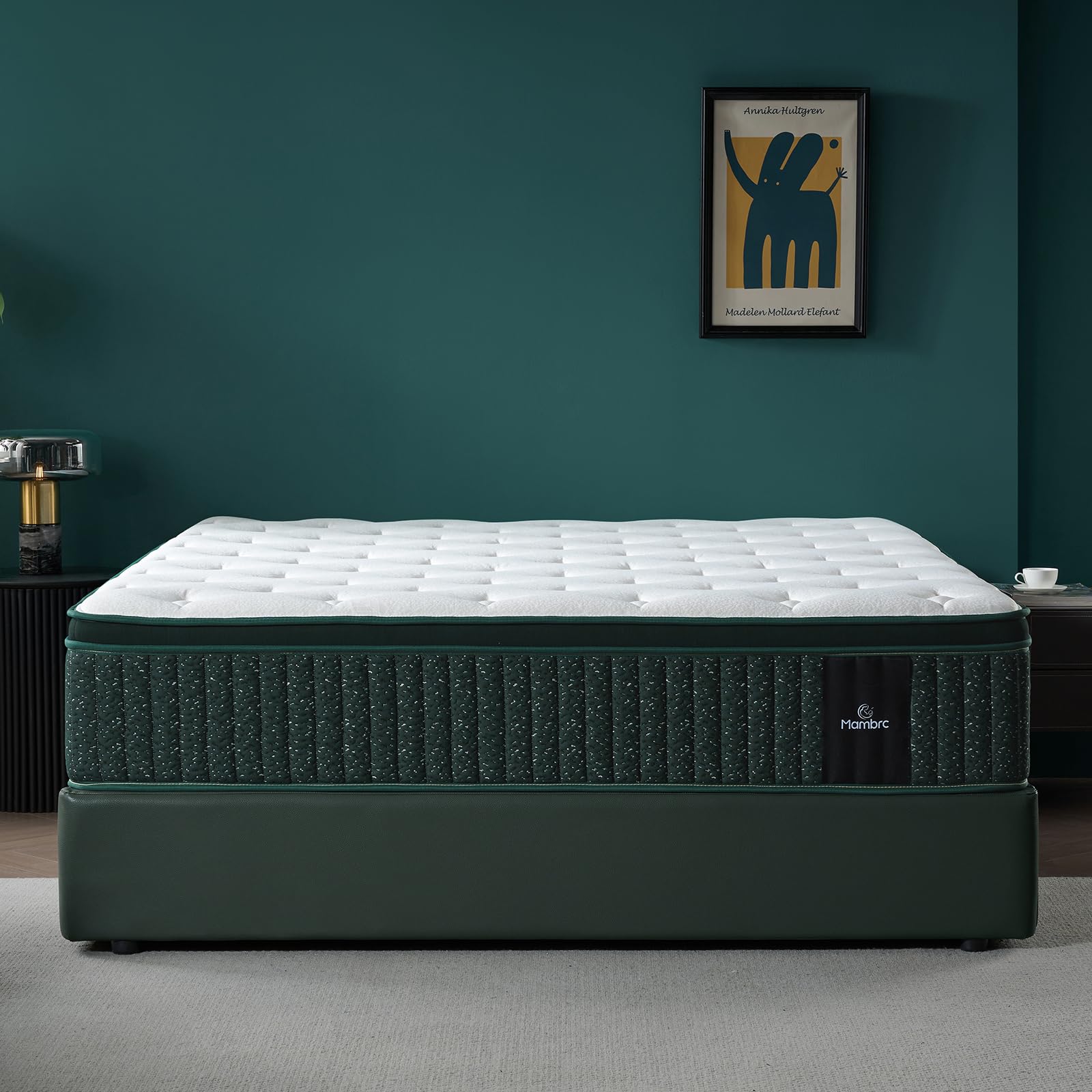 12 Inch Queen Hybrid Mattress, Medium Firm Feel, Cooling Gel Memory Foam and Pocket Coils for Balanced Support and Motion Isolation