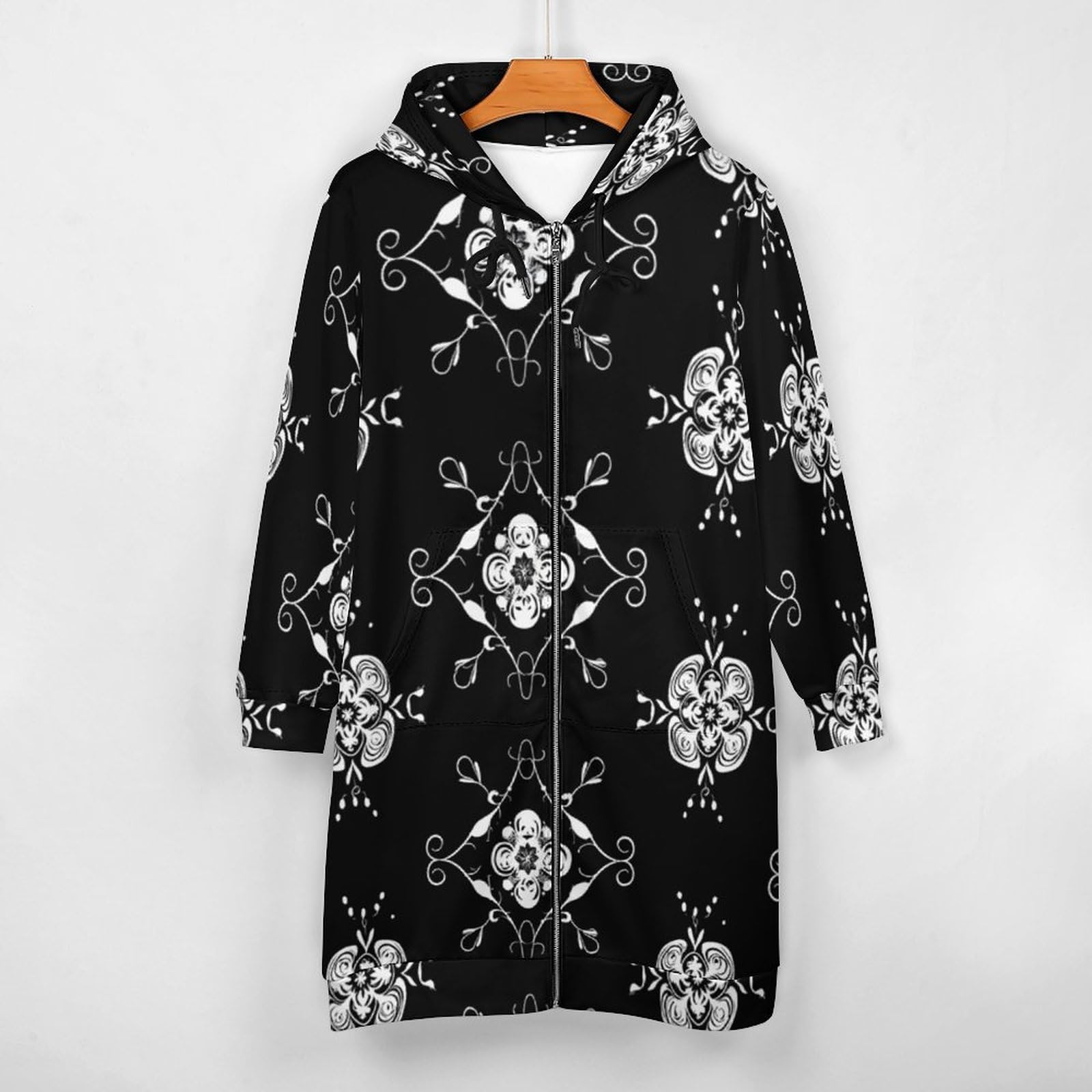 Sweat-Shirts à Capuche pour Femmes, à Manches Longues et à Motifs Floraux, Doux, Confortables et décontractés, avec Poches.