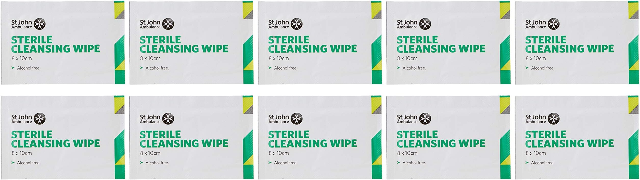F11509 Sterile Cleansing Wipe - Pack of 10