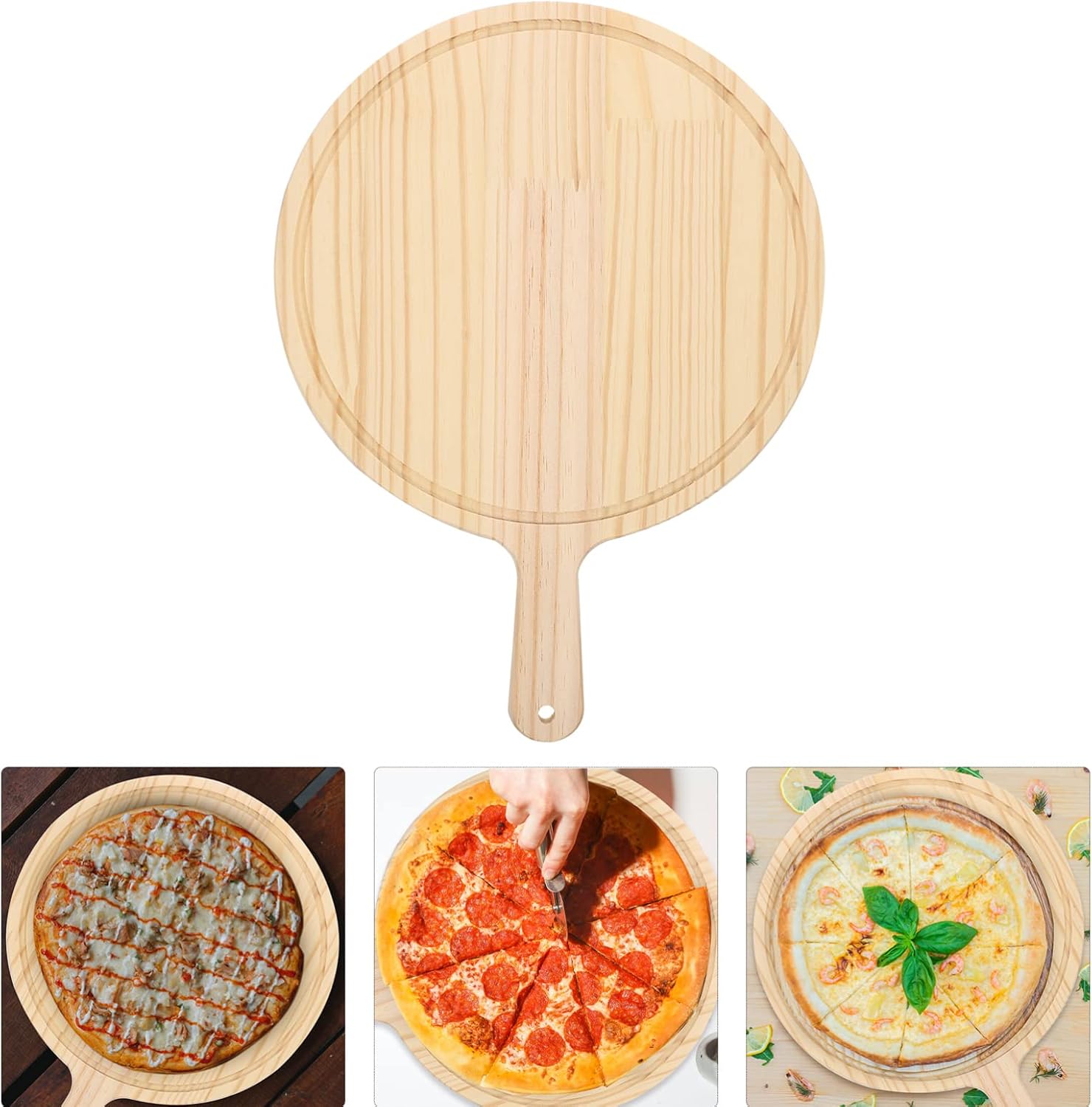 Pizza Pan, 11 Pizza Paddle Pizza Spatula Pizza Pan Pizza Tray