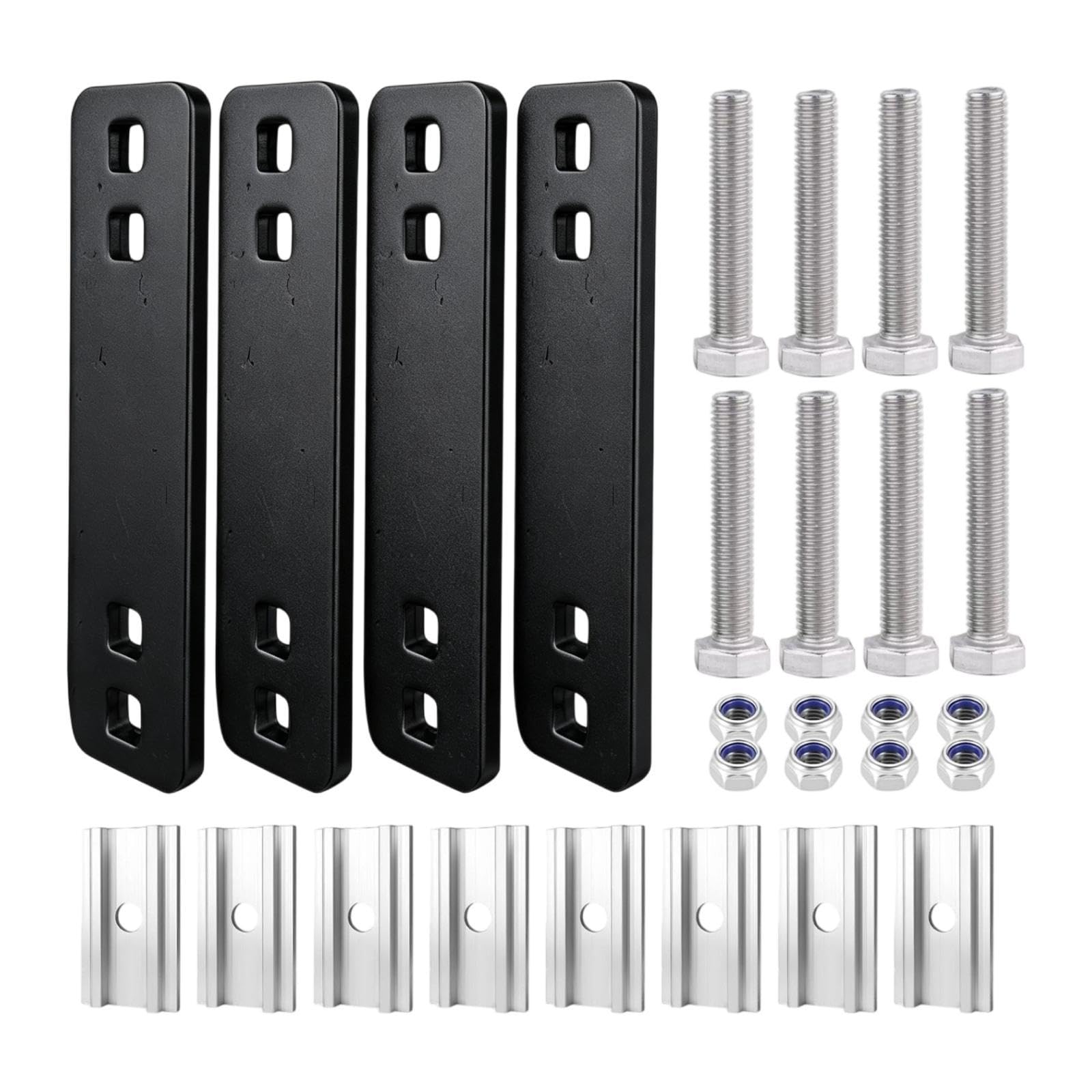 Qianly Kit de Fixation pour Tentes de Toit, Pièces de Rechange Haute Performance, Kit D'adaptateurs