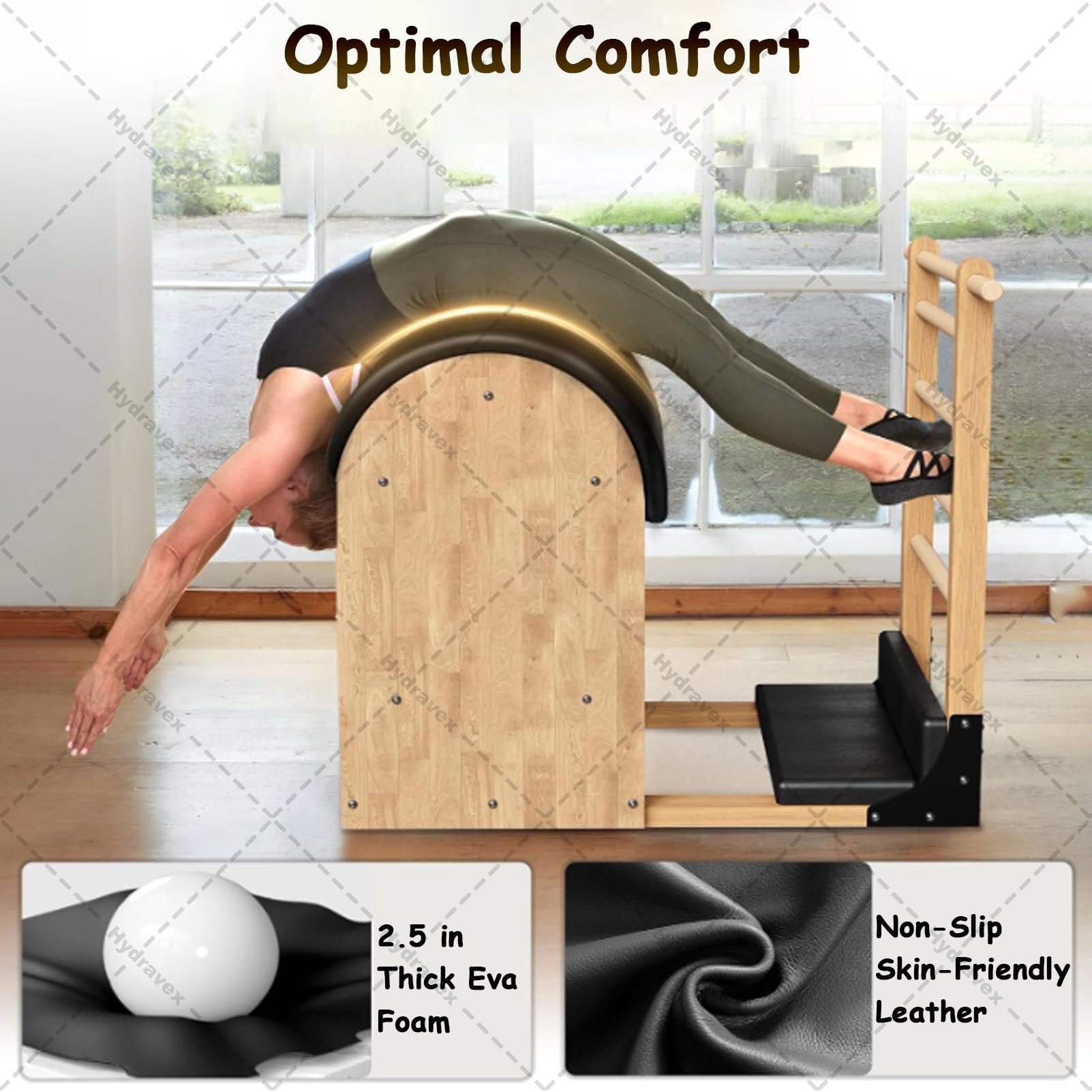 Drabinka pilates, pilates sprzęt do ćwiczeń do budowania siły i elastyczności, narzędzie do treningu siłowego, sprzęt treningowy do użytku domowego pilatesu, siłowni lub studia
