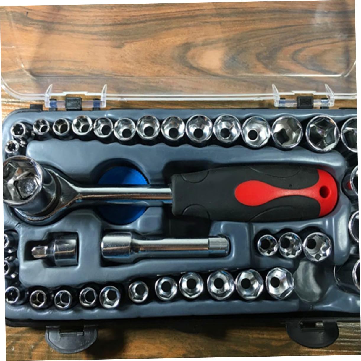 jojofuny Ensemble de 40 Douilles Polyvalentes pour Réparation Automobile et Moto, Outils de Quincaillerie Domestique