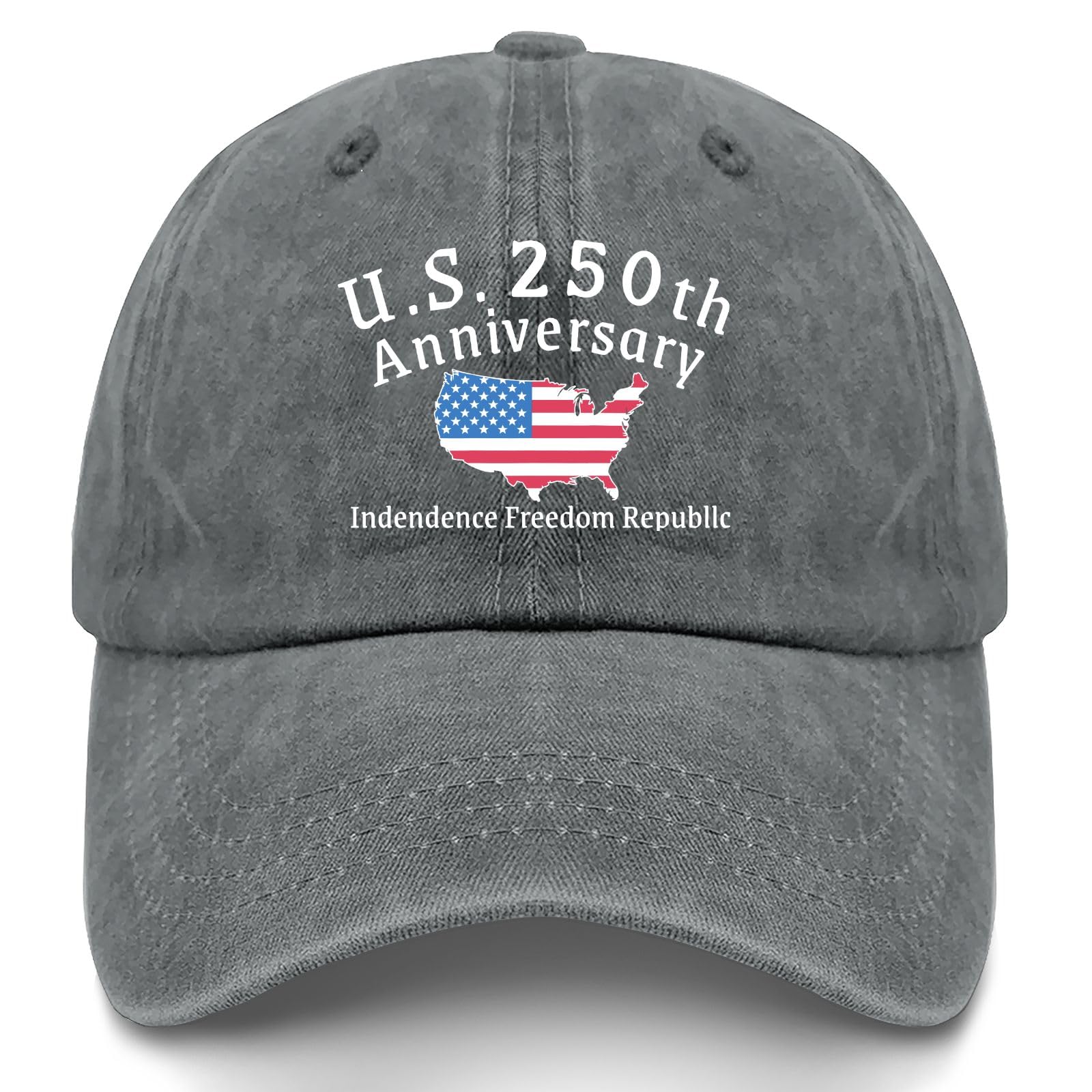 250th Anniversary Retroes 1776 2026 Vintage Hats for Boyfriends Washed