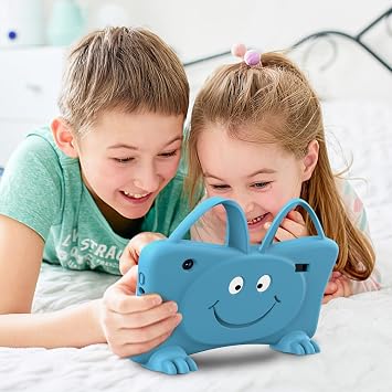 Trayoo Kids Tablet 7 Toddler Children's Learning Tablet with WiFi, YouTube, Parental Control, Durable Case Education Learning Apps for Boys Girls (Blue)