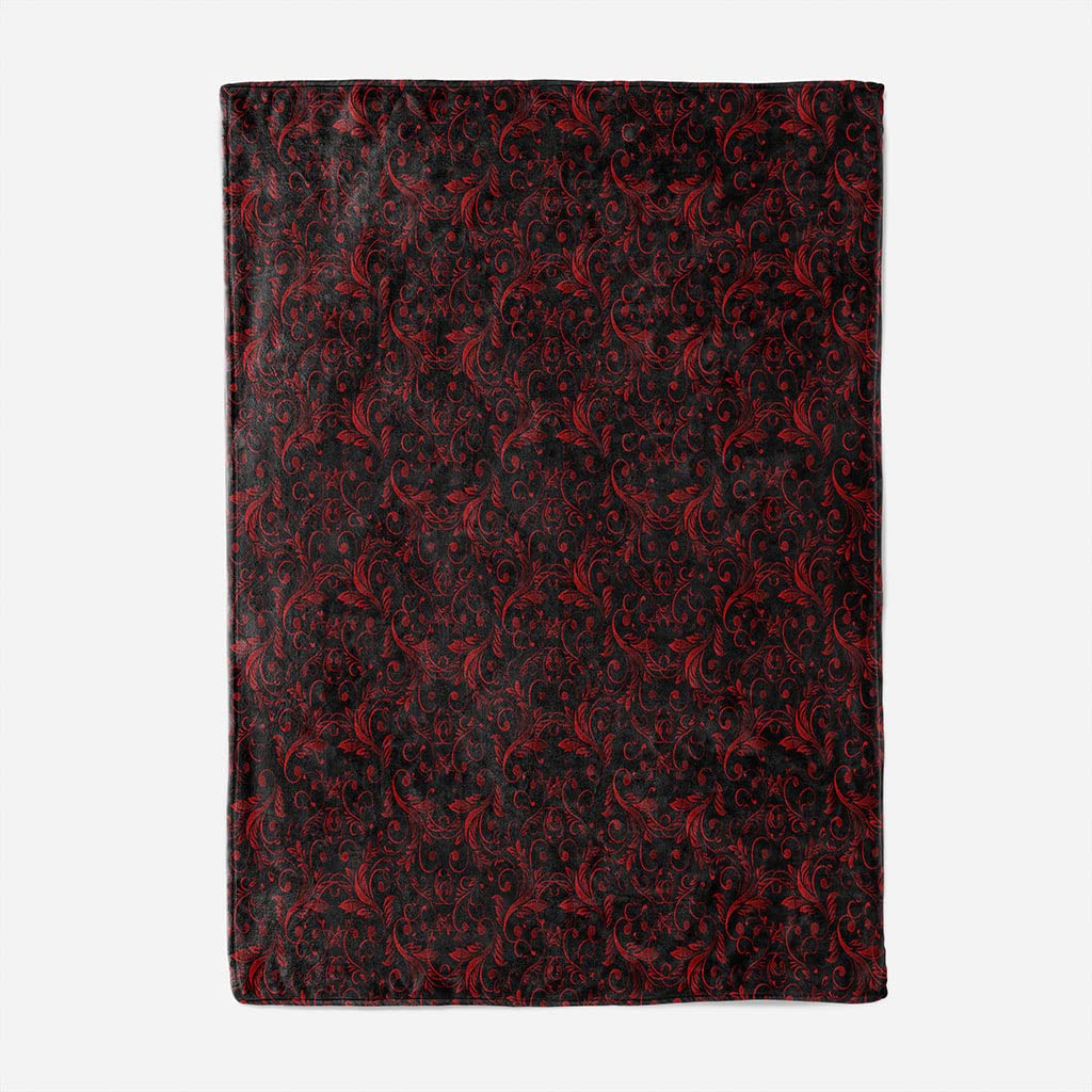 Mantas para Sofa Lana Mullida 150X200Cm Manta De Franela para Cama De Microfibra De Piel Artificial Suave Y Cálida, Adecuada para Sofá O Cama, Estampado Rojo Creativo Impresión Patrón