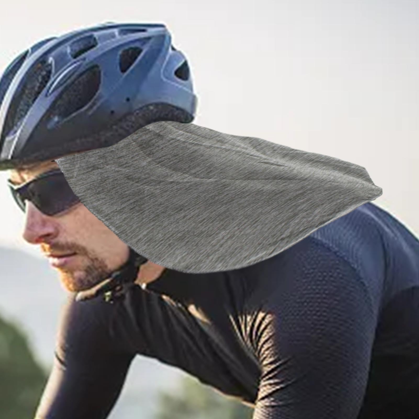 Helm-Nackenschutz, Sonnenschutz für Helm, reflektierender Sonnenhut, Nackenschutz, 2 atmungsaktive Helmfutter, schnelltrocknender Halsschatten