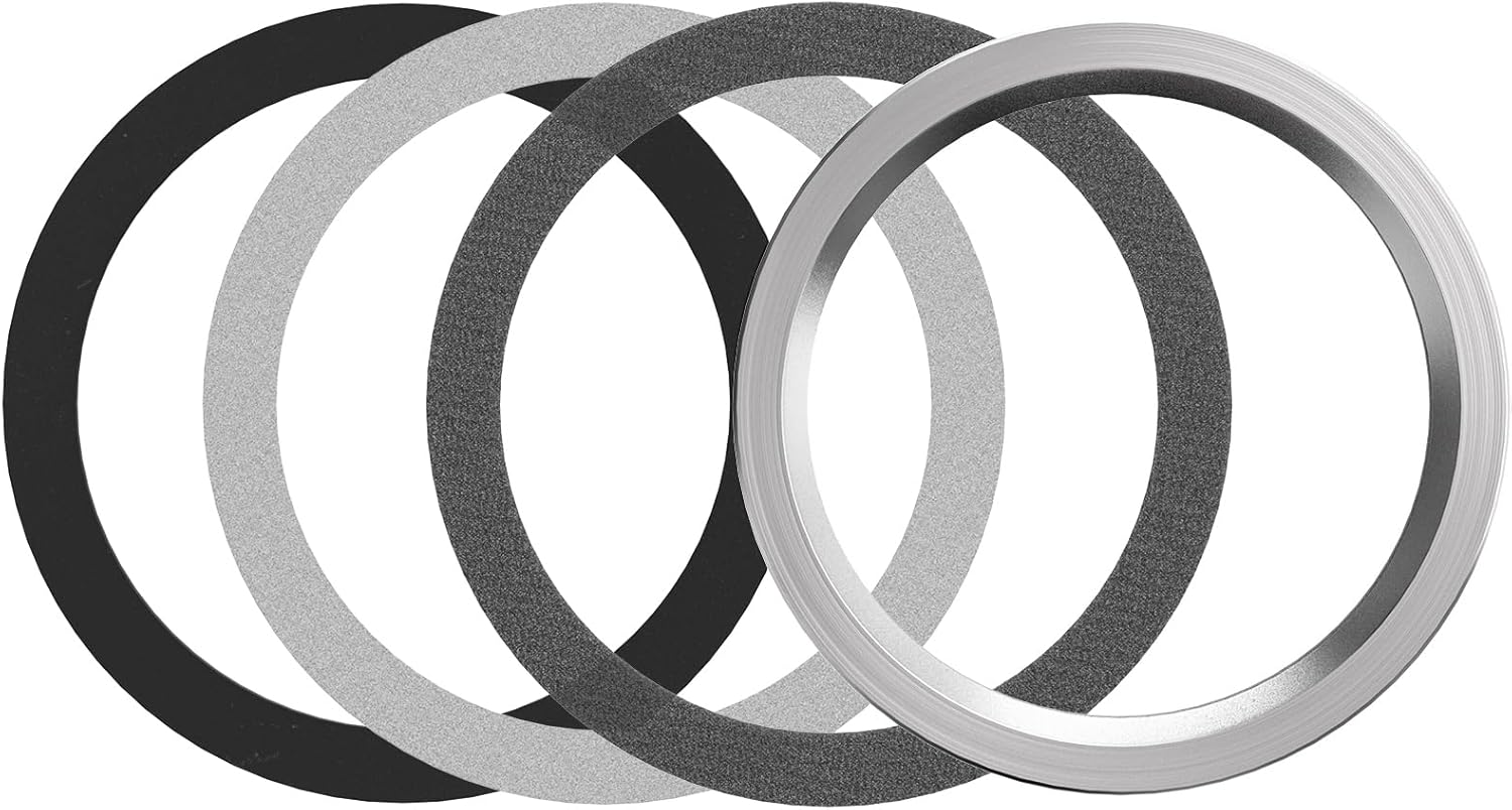 Kone Sink Strainer Gasket Seal Rings, 4 Pack Washers & Lock Nut Fit 3-1/2 Inch Kitchen Sink Drains, No Plumber's Putty Required