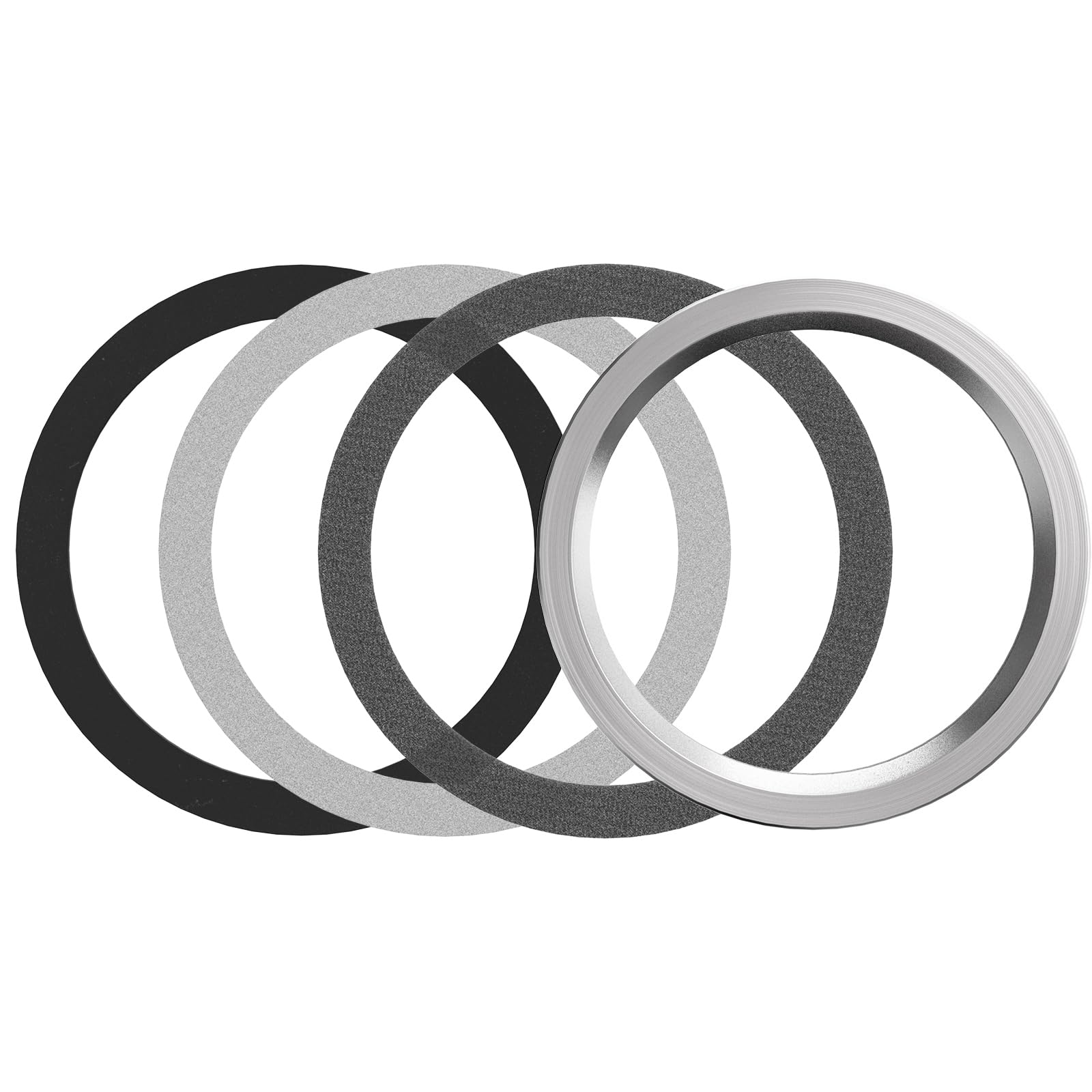 Kone Sink Strainer Gasket Seal Rings, 4 Pack Washers & Lock Nut Fit 3-1/2 Inch Kitchen Sink Drains, No Plumber's Putty Required