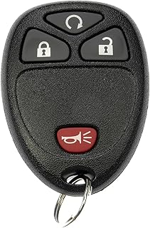 Keyless Entry Remote Start Control Key Fob Compatible with Silverado Avalanche Equinox Express Traverse GMC Yukon Sierra 1500 2500 3500 HD Acadia 2007 2008 2009 2010 2011 2012 2013 OUC60270