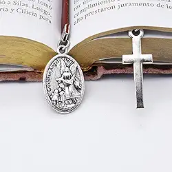 BLBMH Marcador de livro de couro feito à mão, cruz, presentes cristãos, para homens, pai, pai, amigos, presentes de Natal - LB7
