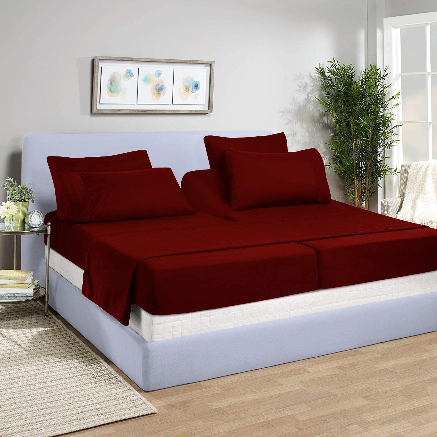 Stoffkontor Split California King Sheet Set