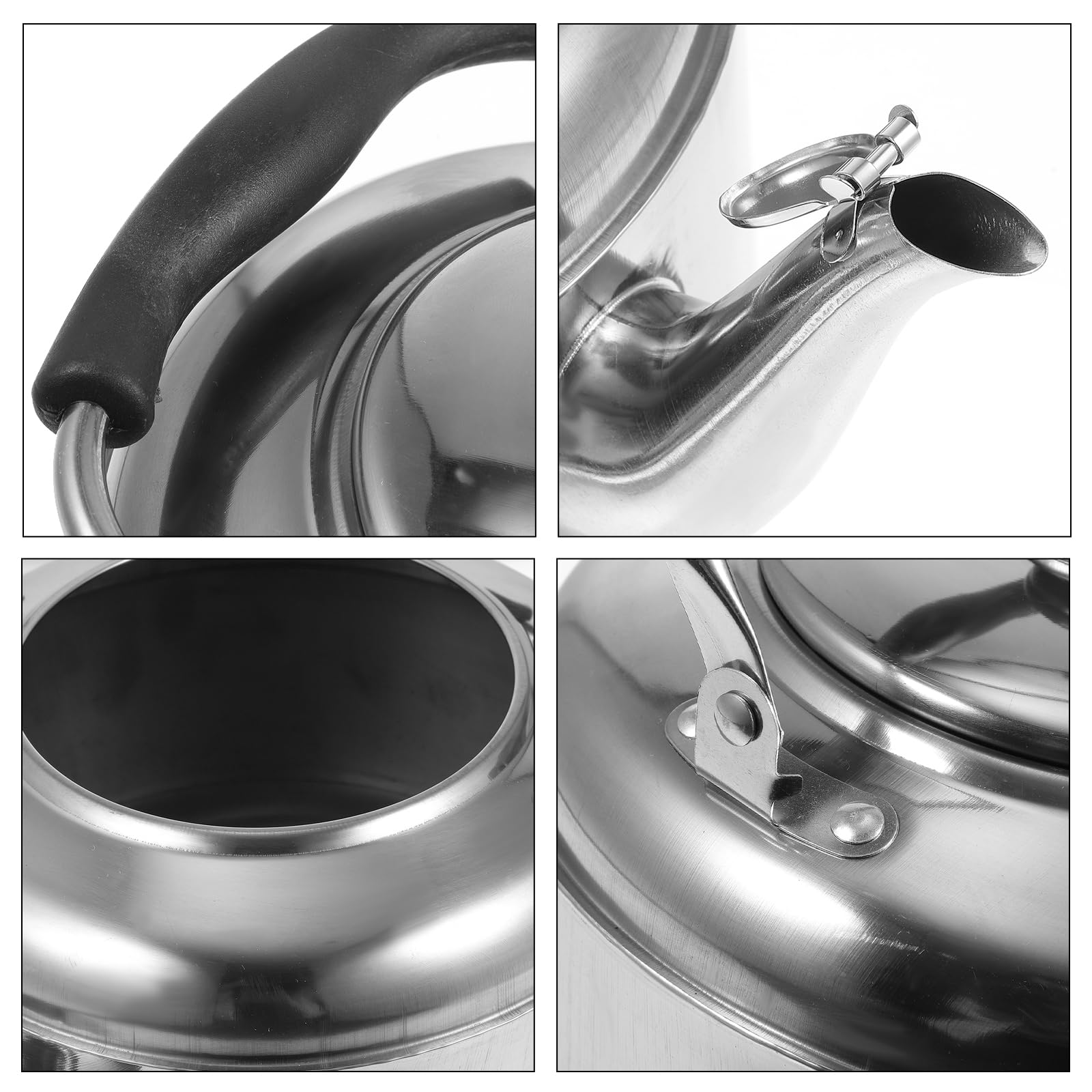 Bollitore 4l in Acciaio Inox Segnale Sonoro per Induzione
