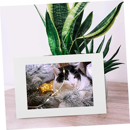 Miniatura 8 de BESTOYARD 10 unids marco de fotos retro decoración retro titular de fotos DIY marco de fotos hogar marcos de fotos de papel marcos de papel