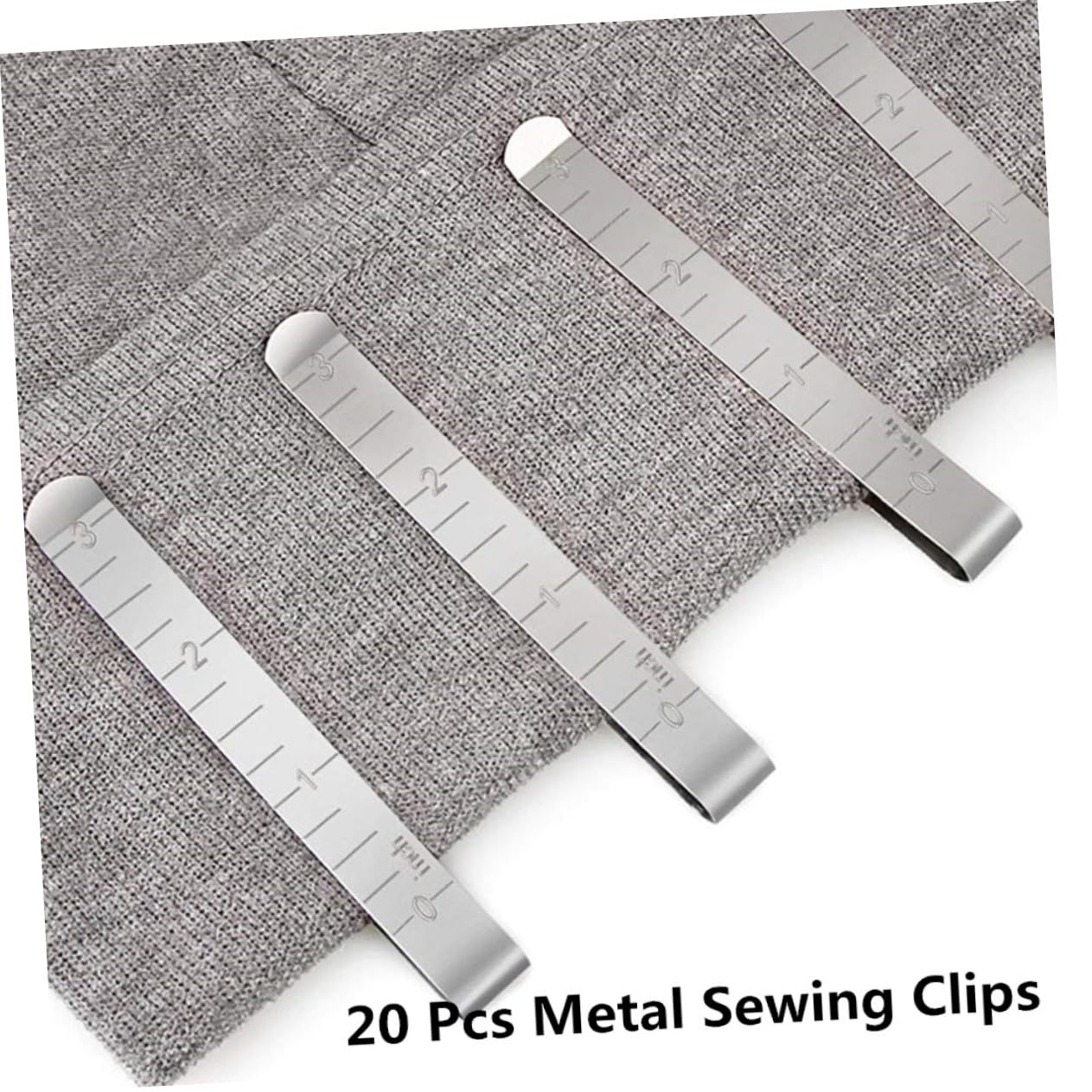 NUOBESTY 40stücke Metall Nähclips Für Quilting Und Saumarbeiten Maßlineal Präzise Markierungs Und Nähzubehör Für Hand Und Maschinenarbeit