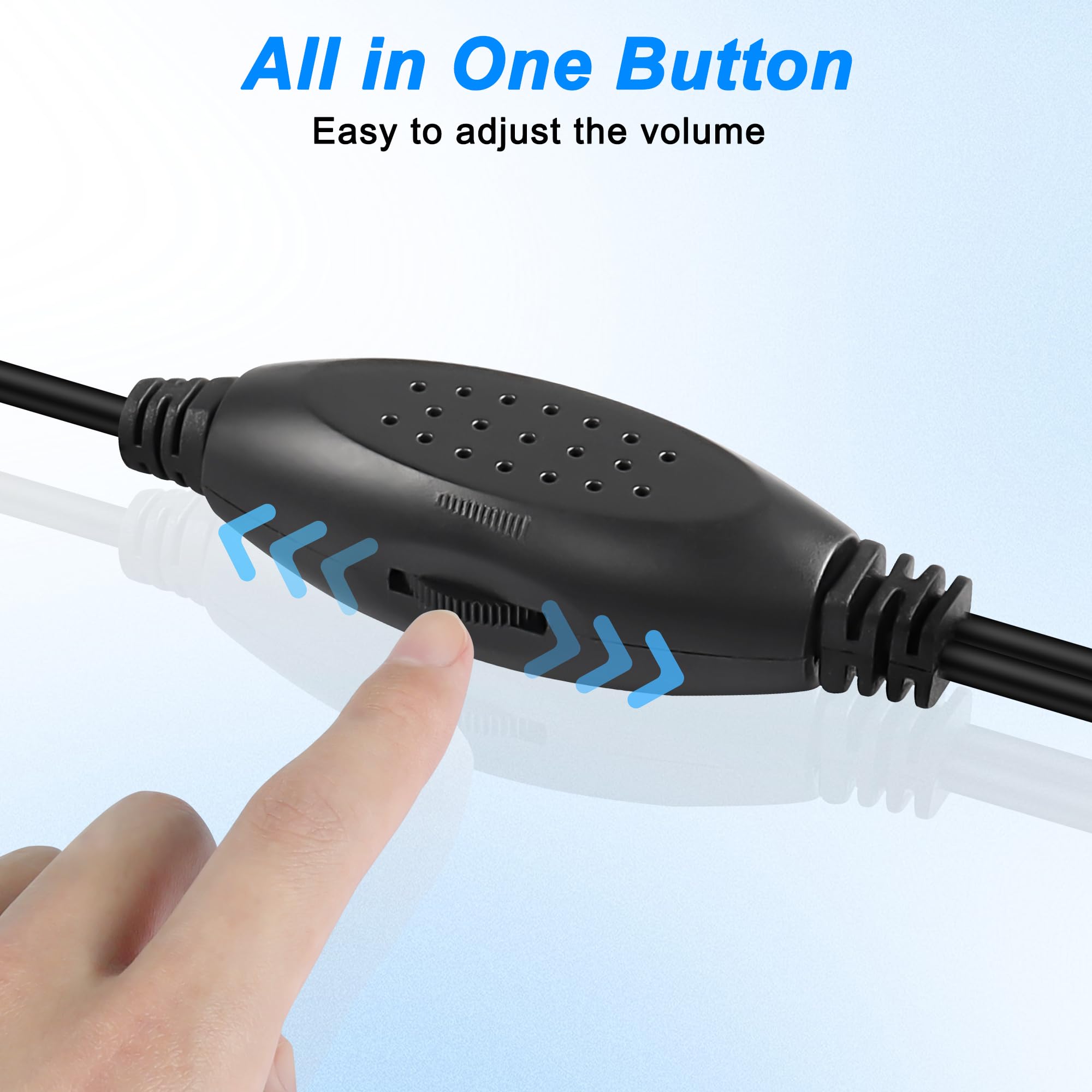MEIRIYFA Haut-parleur ordinateur pour bureau et portable, avec USB et entrée AUX 3,5 mm