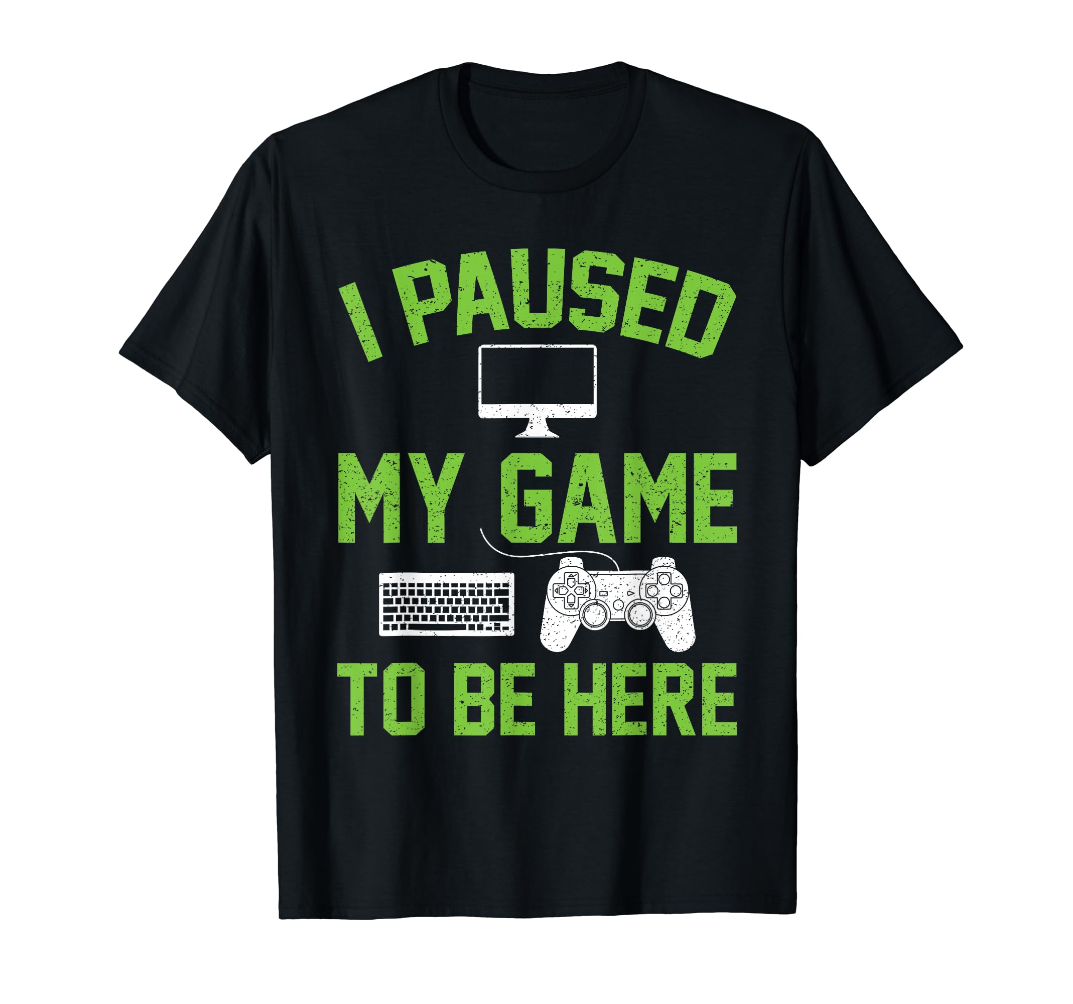 I PAUSED MY GAME TO BE HERE, Black