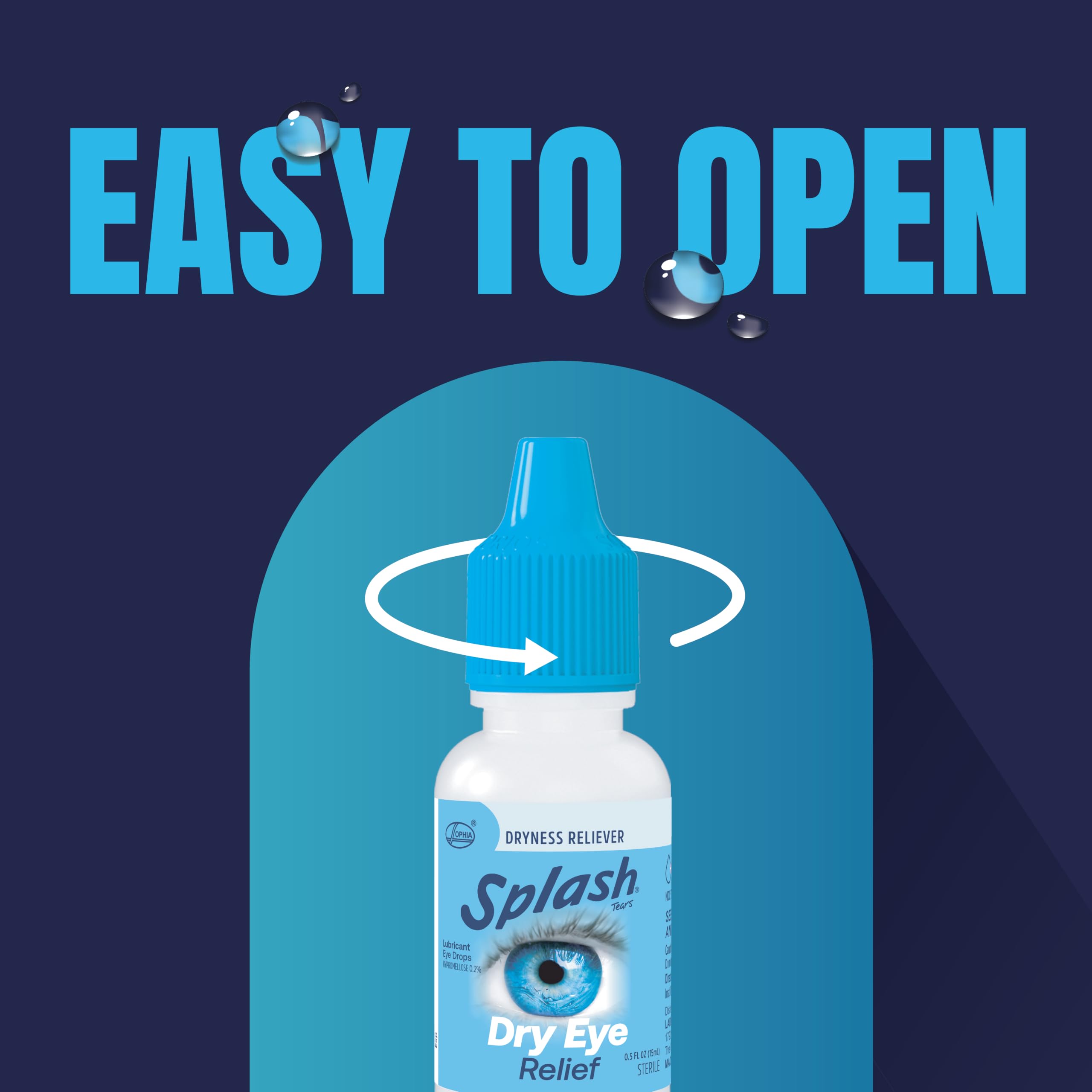 Lubricant Eye Drops for Dry Eyes, Fast Acting and Long Lasting Formula, Relieves Dryness, Grittiness, and Irritation, Moisturizing Eye Drops, Eye Care for Dry Eyes, 0.5 FL Oz, Bottle — Amazon image 6