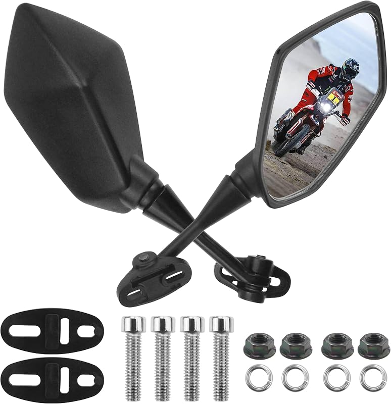 Espejos retrovisores para motocicleta para CBR1000RR CBR300R GT250R | F4 F4I CBR500R CBR900 CBR919 CBR929 CBR954 VTR1000 GT125R Espejos convexos