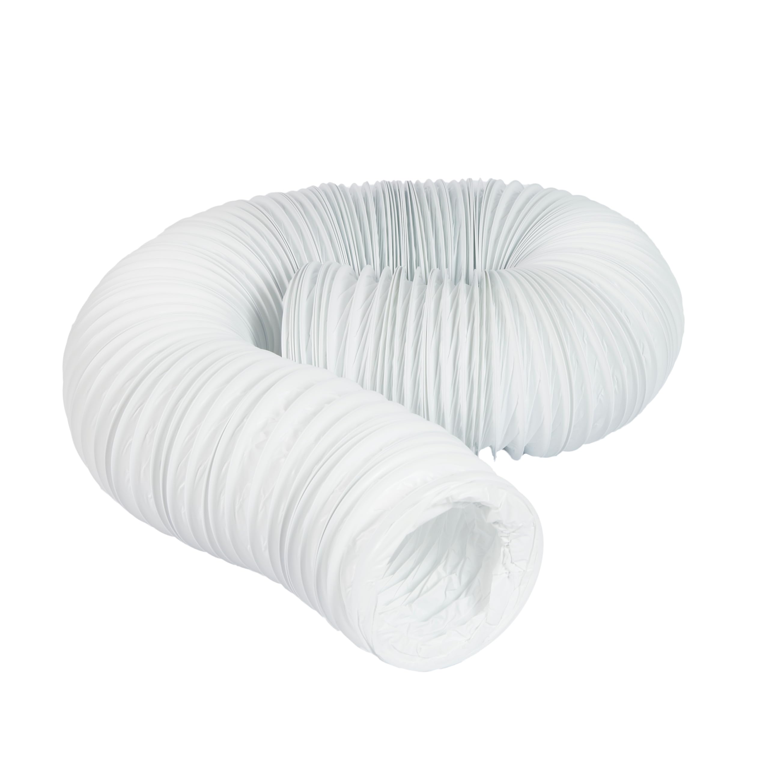 Airflow Ø100mm x 3M PVC Flexible Ducting Hose - Tumble Dryer Vent Hose, Flexible Ducting for Extractor Fans, Cooker Hoods & Hydroponics
