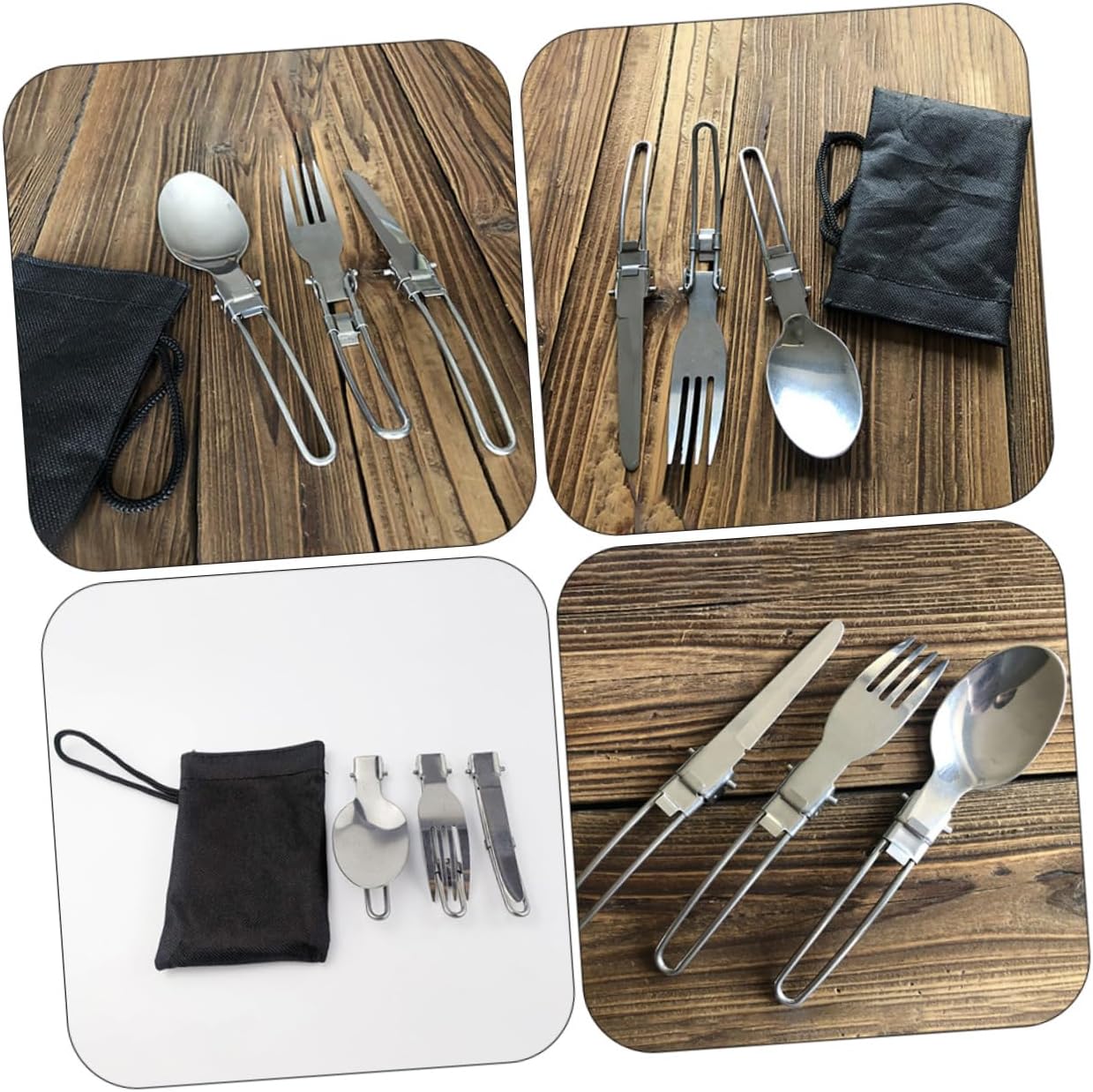 Abaodam 1Set Portable Camping Cookware for Outdoor Cooking Lightweight Camping Cooking Tools for Picnics Hiking Bbqs and Camping Accessories