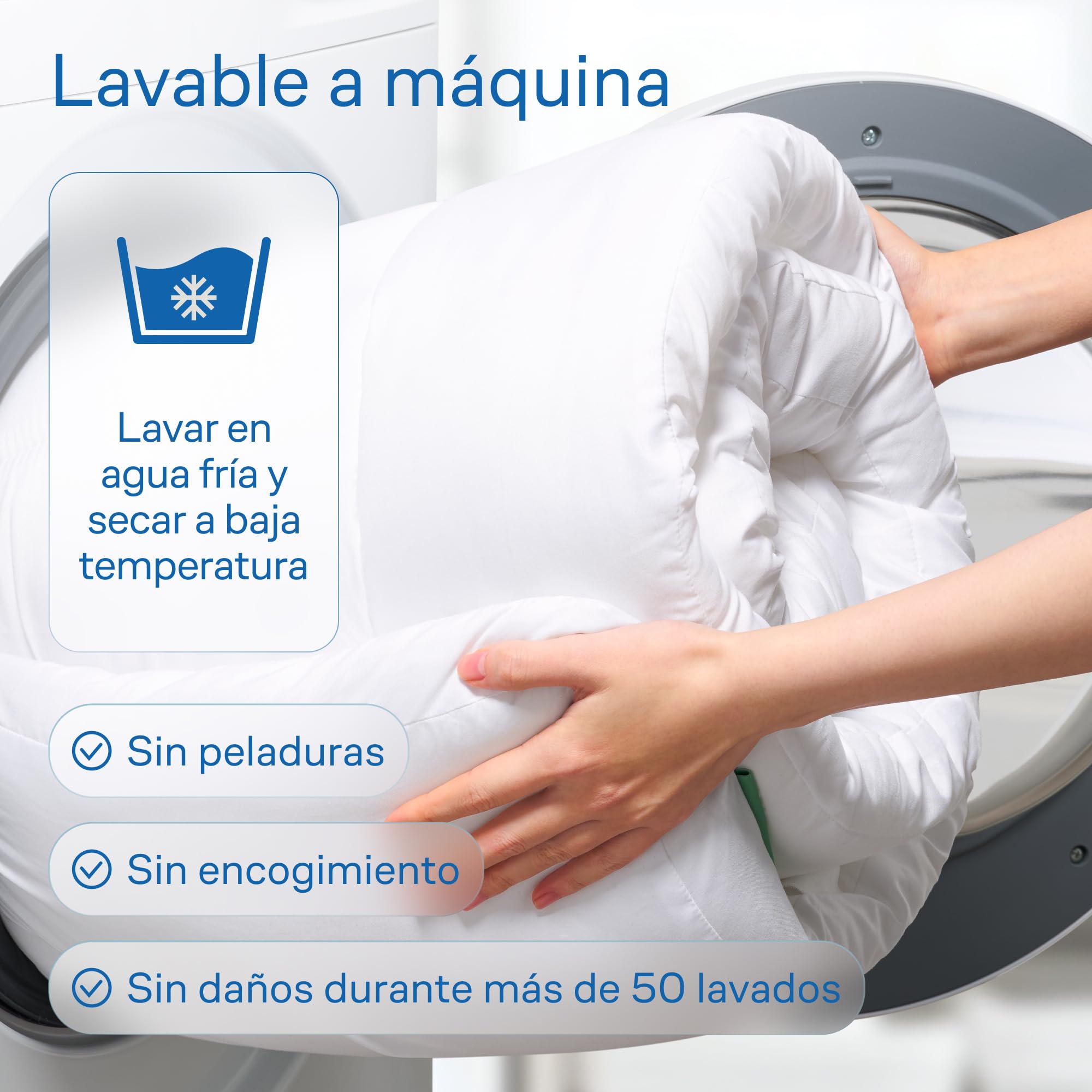Microfiber Mattress Topper 180x200 cm, 600 gsm with Skirt 7D/3D 50/50