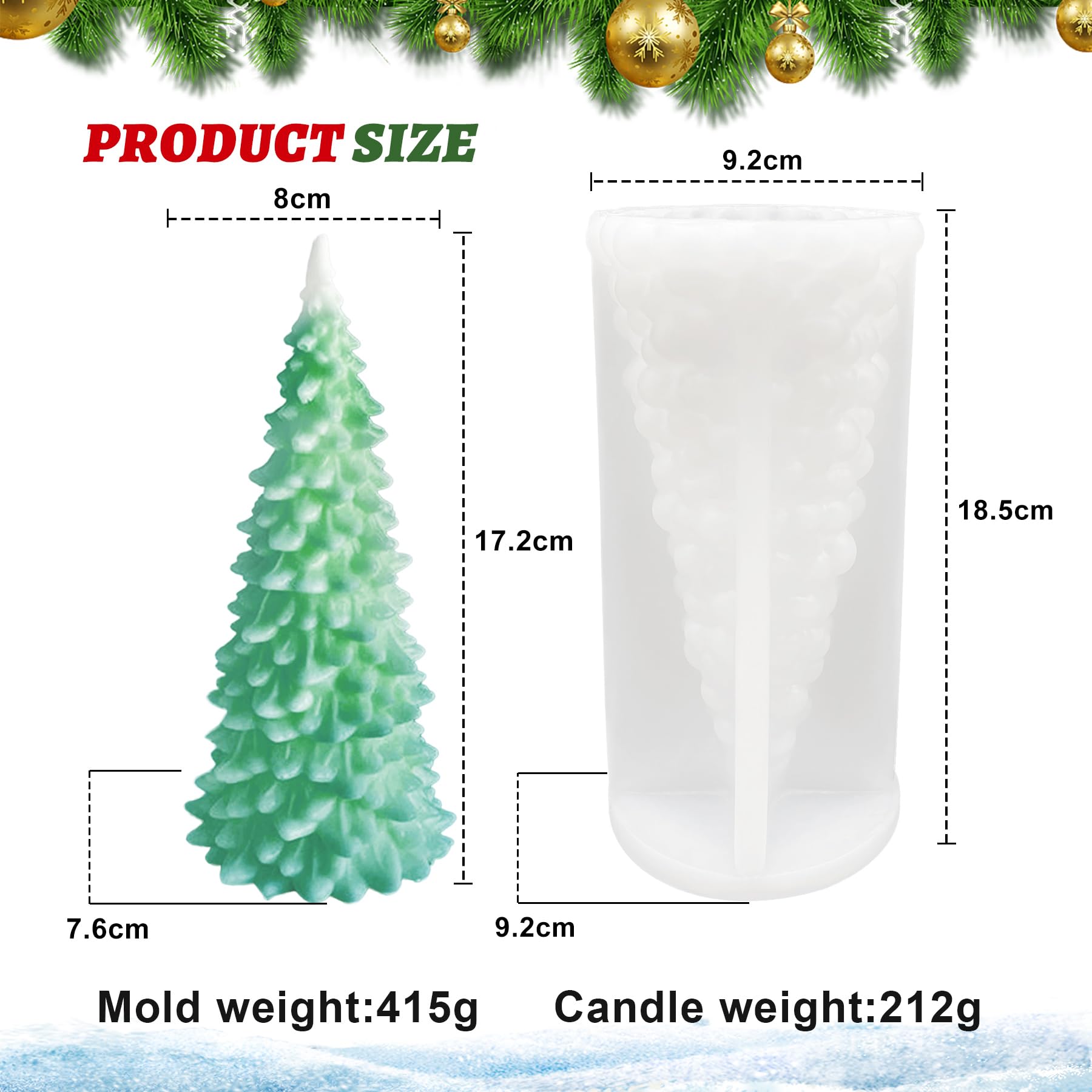 Moule En Silicone Pour Bougie - LOVIVER - Moule De Coulée De Bougie D