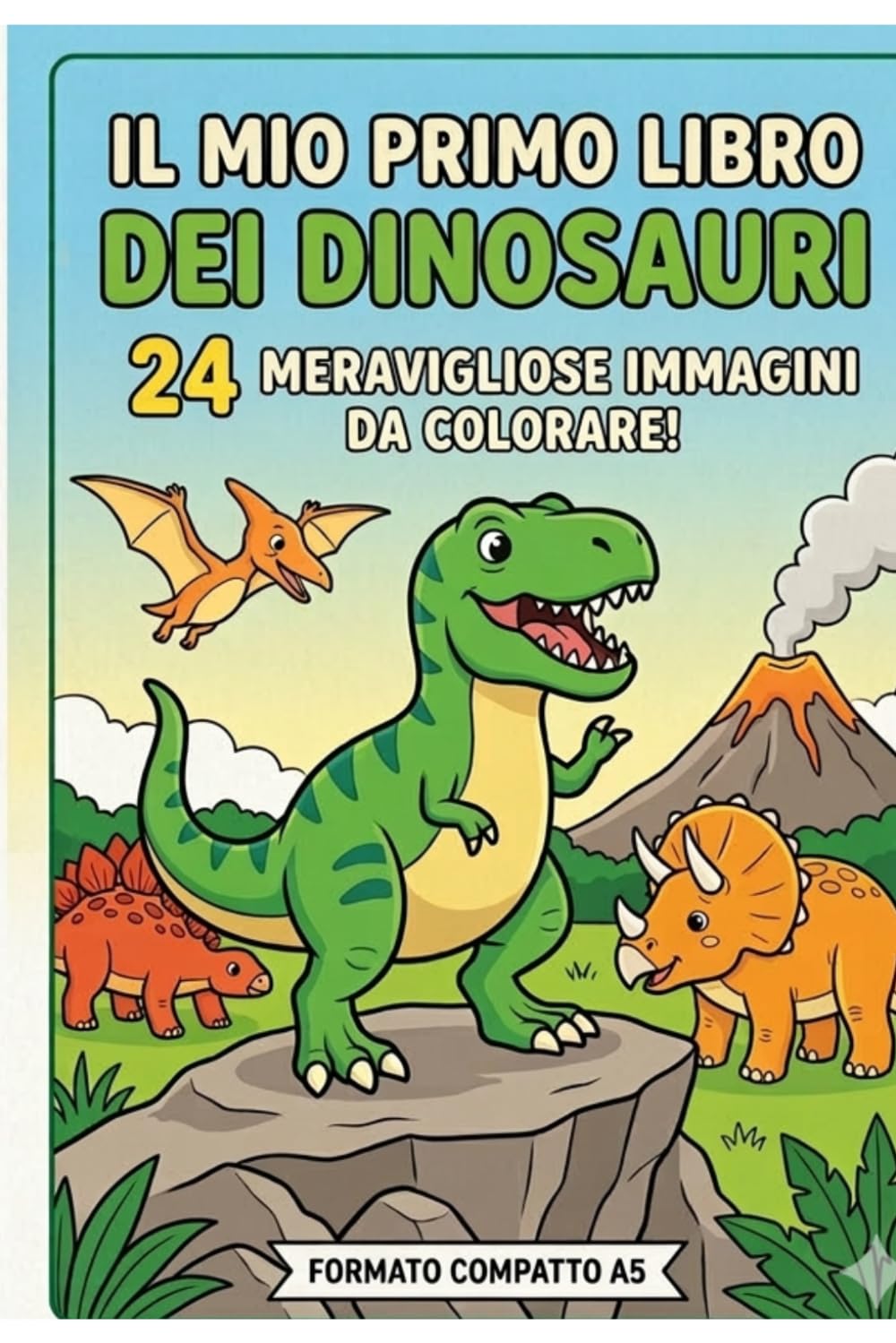 Libro dei dinosauri da colorare