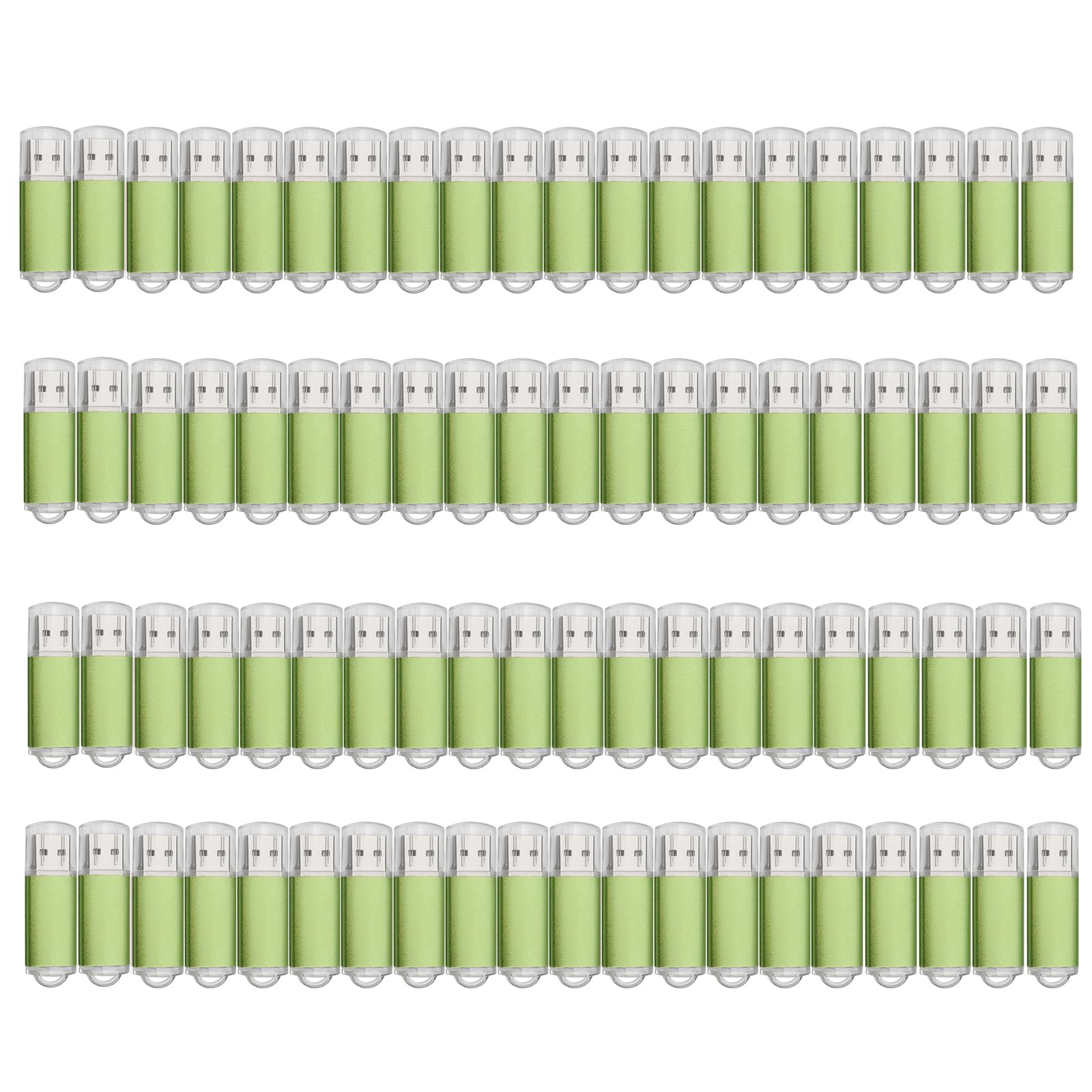 100 szt. pendrive USB 2.0 pamięć pendrive pendrive USB dysk (512 MB, zielony)
