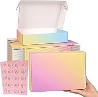 Vista 13 de Cajas de envío pequeñas de 6 x 4 x 2 pulgadas, cajas de cartón rosa para embalaje, cajas de correo corrugado para pequeñas empresas (paquete de 20)