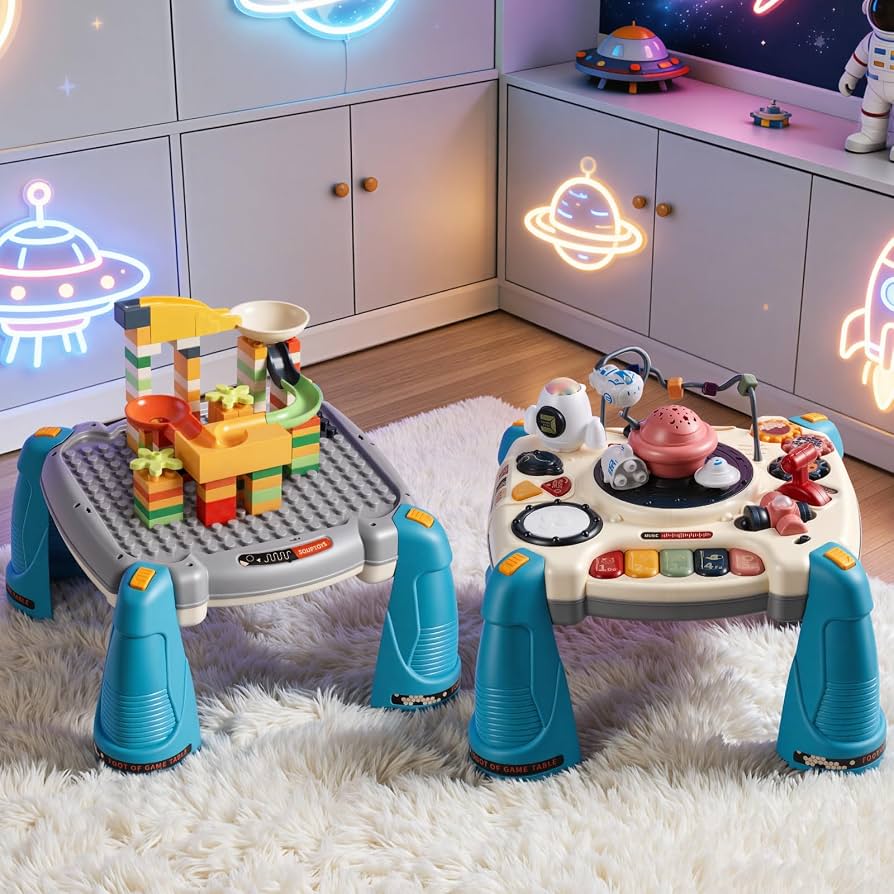 Amazon.com: VEVOR Baby Spacecraft Musical Table Toys for Toddlers