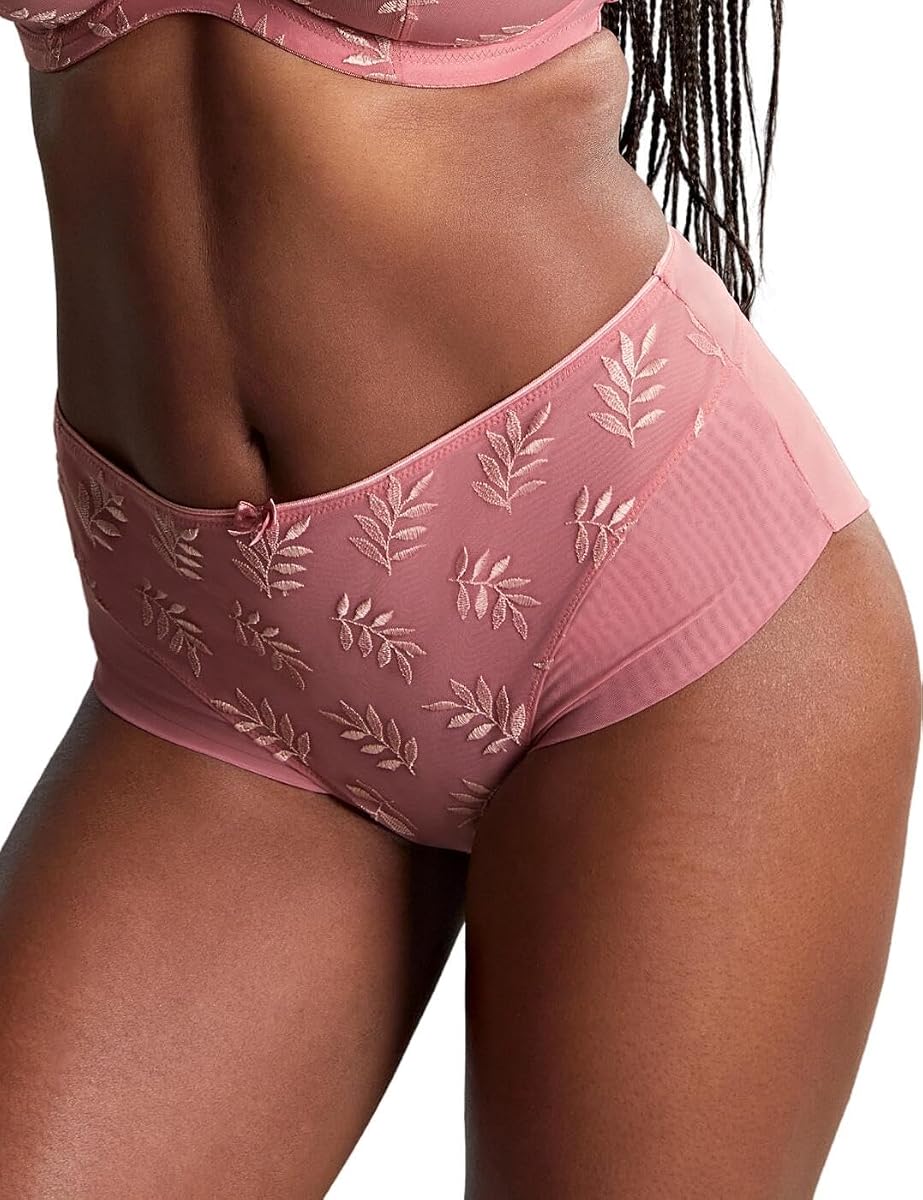 Panache Tango Deep Brief Panty para Mujer, 9093, Rosa Suave, M