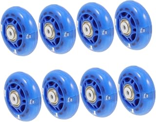 Toddmomy 8pcs Luminous Wheels for Roller Skates Light up Wheels Inline Skates for Women Luminous Inline Wheels Interior Accessories Indoor Roller Skate Wheels Skate Shoes for Women Replace